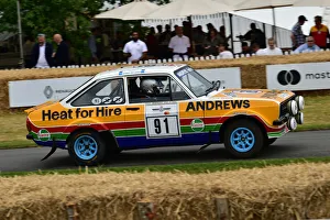 Birth Of Stage Rallying Prints: CM33 4307 David Brown, Ford Escort Mk2 RS1800