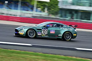 Prints of Richard Taffinder, Aston Martin GT4, Masters GT4 Classic Silverstone Challenge, two thirty minute races for vehicles constructed to GT4 regulations, divided into two classes The Classic Silverstone August 2022 Prints: CM33 7390 Richard Taffinder, Aston Martin GT4
