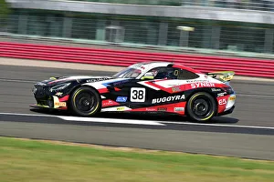 Prints of David Vrsecky, Mercedes-AMG GT4, Masters GT4 Classic Silverstone Challenge, two thirty minute races for vehicles constructed to GT4 regulations, divided into two classes The Classic Silverstone August 2022 Prints: CM33 7406 David Vrsecky, Mercedes-AMG GT4