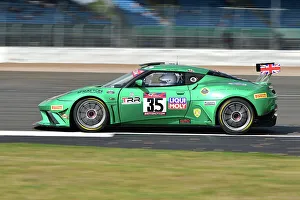 Prints of John Dickson, Lotus Evora GT4, Masters GT4 Classic Silverstone Challenge, two thirty minute races for vehicles constructed to GT4 regulations, divided into two classes The Classic Silverstone August 2022 Prints: CM33 7425 John Dickson, Lotus Evora GT4