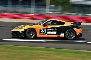 Prints of Seb Hopkins, Porsche 718 Cayman GT4 RS CS, Masters GT4 Classic Silverstone Challenge, two thirty minute races for vehicles constructed to GT4 regulations, divided into two classes The Classic Silverstone August 2022 Prints: CM33 7446 Seb Hopkins, Porsche 718 Cayman GT4 RS CS