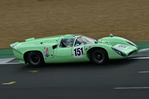 Bonnier Sports Prototypes Prints: CM33 7681 Damon DeSantis, David Hinton, Lola T70 MK3B