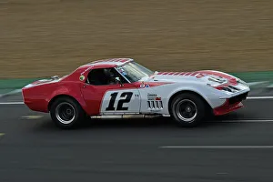 Chris Keen Prints: CM33 7739 Peter Hallford, Chris Keen, Chevrolet Corvette