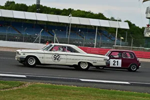 Ford Galaxie Prints: CM33 8501 Fred Shepherd, Bill Shepherd, Ford Galaxie, Aaron Smith, Austin Mini Cooper S