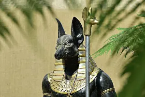 Fashion Prints: CM34 0082 Anubis statue
