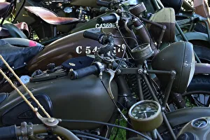 Fashion Prints: CM34 0087 AJS Military motorcycle