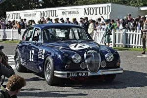 St Mary's Trophy Prints: CM34 0102 David Brabham, Anthony Williams, Jaguar Mk2