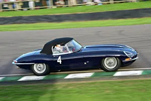 Stirling Moss Memorial Trophy Prints: CM34 0830 John Young, Chris Ward, Jaguar E-Type
