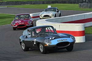 Jaguar E Type Fhc Prints: CM34 0871 Richard Meins, Rob Huff, Jaguar E-Type FHC