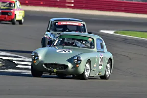 1960s Prints: CM34 1282 Mark Cloutman, Austin Healey Sebring Sprite