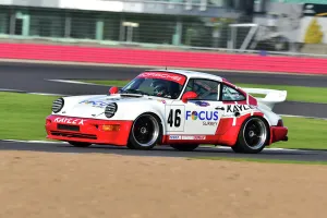 A2 Speedpanel Modern Classic Prints: CM34 2329 Piers Maserati, Porsche 964 Turbo