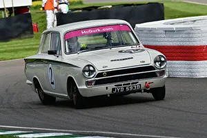 Jim Clark Trophy Prints: CM34 4504 John McGurk, Colin Turkington, Ford Lotus Cortina Mk1