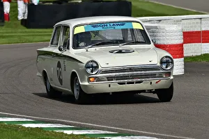 Justin Law Prints: CM34 4507 Justin Law, Rob Huff, Ford Lotus Cortina Mk1