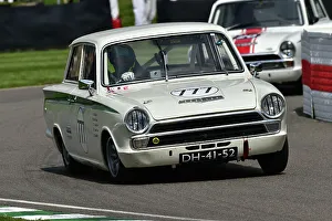 Jim Clark Trophy Prints: CM34 4512 Ollie Streek, Jake Hill, Ford Lotus Cortina Mk1