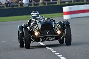 Trofeo Nuvolari Prints: CM34 4802 Richard Bradley, Aston Martin Speed Model, Red Dragon