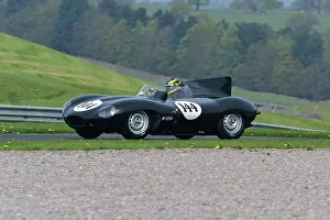 MRL RAC Woodcote Trophy And Stirling Moss Trophy For Pre-’56 And Pre-’61 Sports Cars Prints: CM34 5875 Paul Pochciol, James Hanson, Jaguar D type