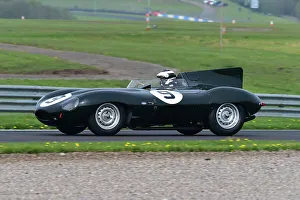 MRL RAC Woodcote Trophy And Stirling Moss Trophy For Pre-’56 And Pre-’61 Sports Cars Prints: CM34 5882 Karl Jones, Benjamin Eastick, Jaguar D-Type