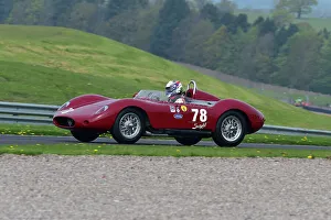MRL RAC Woodcote Trophy And Stirling Moss Trophy For Pre-’56 And Pre-’61 Sports Cars Prints: CM34 5890 Richard Wilson, Maserati 250S
