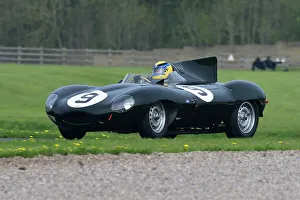 MRL RAC Woodcote Trophy And Stirling Moss Trophy For Pre-’56 And Pre-’61 Sports Cars Prints: CM34 5925 Karl Jones, Benjamin Eastick, Jaguar D-Type