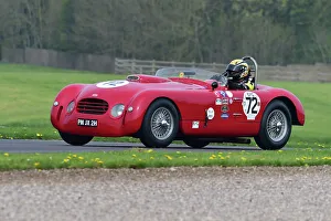 MRL RAC Woodcote Trophy And Stirling Moss Trophy For Pre-’56 And Pre-’61 Sports Cars Prints: CM34 5945 Andy Newall, Erich Stahler, Allard J2X Le Mans