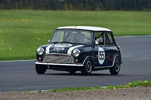 HRDC Dunlop Allstars With HRDC Classic Alfa Challenge Prints: CM34 5964 Christopher Edmunds, Morris Mini Cooper S