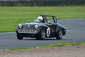 Triumph Tr3a Prints: CM34 5987 Geoff Turral, Triumph TR3A