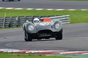 MRL RAC Woodcote Trophy And Stirling Moss Trophy For Pre-’56 And Pre-’61 Sports Cars Prints: CM34 6605 Chris Clarkson, Lister Knobbly