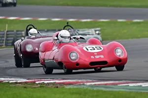 MRL RAC Woodcote Trophy And Stirling Moss Trophy For Pre-’56 And Pre-’61 Sports Cars Prints: CM34 6609 Olivier Gonzalez, Lotus XI