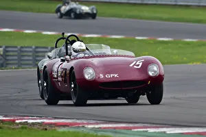 MRL RAC Woodcote Trophy And Stirling Moss Trophy For Pre-’56 And Pre-’61 Sports Cars Prints: CM34 6610 John Burton, Jaguar Alton