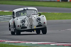MRL RAC Woodcote Trophy And Stirling Moss Trophy For Pre-’56 And Pre-’61 Sports Cars Prints: CM34 6615 Marc Gordon, Read Gomm, Jaguar XK140