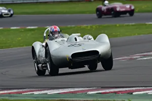 MRL RAC Woodcote Trophy And Stirling Moss Trophy For Pre-’56 And Pre-’61 Sports Cars Prints: CM34 6627 Stephen Bond, Cliff Gray, Lister Bristol Flat Iron