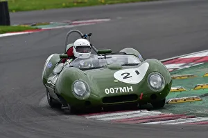 MRL RAC Woodcote Trophy And Stirling Moss Trophy For Pre-’56 And Pre-’61 Sports Cars Prints: CM34 6647 Michael Birch, Gareth Burnett, Lotus XV