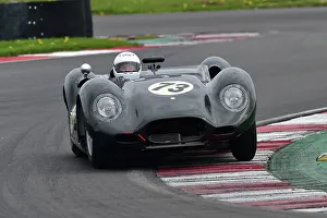 MRL RAC Woodcote Trophy And Stirling Moss Trophy For Pre-’56 And Pre-’61 Sports Cars Prints: CM34 6656 Chris Clarkson, Lister Knobbly