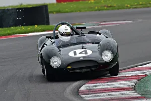 MRL RAC Woodcote Trophy And Stirling Moss Trophy For Pre-’56 And Pre-’61 Sports Cars Prints: CM34 6657 Ollie Crosthwaite, Nick Finburgh, Cooper Monaco T49