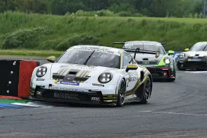 George Gamble Prints: CM34 6809 George Gamble, Rosland Gold by Century Motorsport, Porsche 911 GT3 Cup