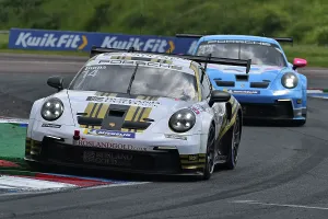 William Burns Prints: CM34 6911 William Burns, Rosland Gold by Century Motorsport, Porsche 911 GT3 Cup