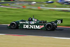 Prints of Ken Tyrrell, Tyrrell 011, Masters Racing Legends, two races of twenty minutes for F1 cars from the years 1966 to 1985, split into four classes, Jackie Stewart, Patrick Head, Niki Lauda Masters Historic Festival, Brands Hatch, May 2023 Prints: CM34 8322 Ken Tyrrell, Tyrrell 011