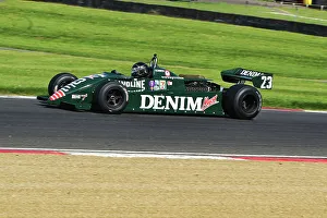 Prints of Ken Tyrrell, Tyrrell 011, Masters Racing Legends, two races of twenty minutes for F1 cars from the years 1966 to 1985, split into four classes, Jackie Stewart, Patrick Head, Niki Lauda Masters Historic Festival, Brands Hatch, May 2023 Prints: CM34 8398 Ken Tyrrell, Tyrrell 011