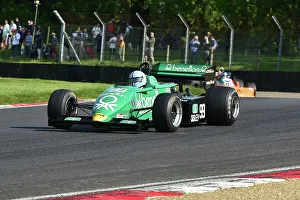 Prints of Jamie Constable, Tyrrell 011B, Masters Racing Legends, two races of twenty minutes for F1 cars from the years 1966 to 1985, split into four classes, Jackie Stewart, Patrick Head, Niki Lauda Masters Historic Festival, Brands Hatch, May 2023 Prints: CM34 8436 Jamie Constable, Tyrrell 011B