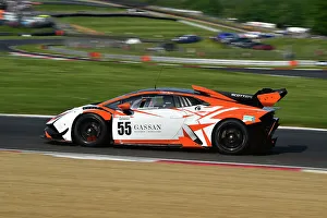 Masters GT Trophy Prints: CM34 8474 Neil Glover, Aaron Scott, Lamborghini Huracan Super Trofeo EVO
