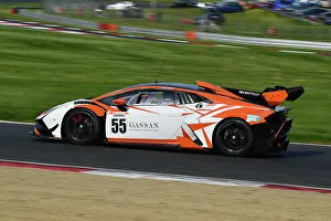 Masters GT Trophy Prints: CM34 8529 Neil Glover, Aaron Scott, Lamborghini Huracan Super Trofeo EVO