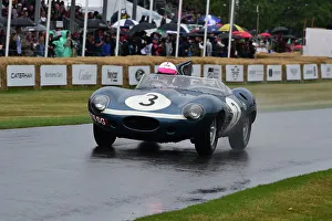 Le Mans Centenary Prints: CM34 9288 James Wood, Jaguar D-Type Long Nose