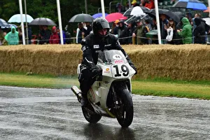 30 Years Of The Festival Of Speed Prints: CM34 9401 James Hewing, Norton NRS, White Charger
