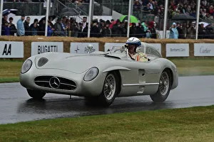 30 Years Of The Festival Of Speed Prints: CM34 9475 Jochen Mass, Mercedes-Benz 300 SLR