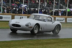 The Racing Years Prints: CM34 9552 Shaun Lynn, Jaguar E-Type lightweight