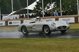 30 Years Of The Festival Of Speed Prints: CM34 9987 Jochen Mass, Mercedes-Benz 300 SLR
