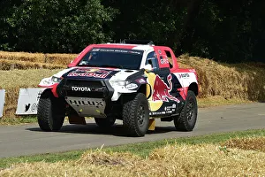 World Rallying Prints: CM35 0830 Mathiew Baumel, Toyota GR DKR Hilux T1