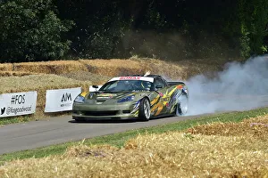 Driftkhana Prints: CM35 0852 Axel Hildebrand, Chevrolet Corvette C6