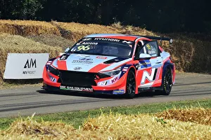Tin Top Titans Prints: CM35 0865 Mikel Azcona, Hyundai Elantra N TCR