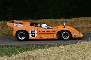 60 Years Of McLaren Racing Prints: CM35 1394 Emma Gilmour, Tanner Frost, McLaren-Chevrolet M8D
